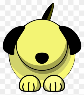 Dog Without Eyes Cartoon Clipart