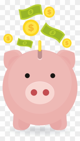 Besiege Deine Geldsorgen - Saving Pig Clipart