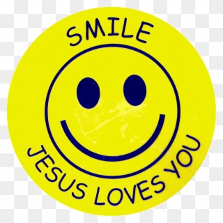 Church Smile Cliparts - Jesus Loves You Smiley - Png Download