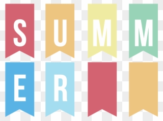 Summer - Summer Time Banner Png Clipart
