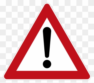 Nikolaus Will Gefahrenzulage - Red Triangle Warning Sign Clipart