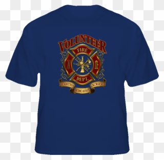 Volunteer Firefighter Tradition Dedication Sacrifice - Commando T Shirt Arnold Clipart