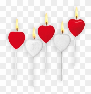 Kerzen Heart - Susy Card Bougies Pour Gâteau 'coeurs', En Cire 40006864 Clipart