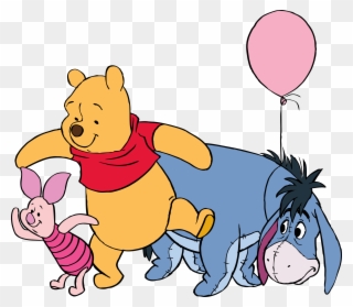 Winniepuuh Luftballon - Roommates Disney Winnie The Pooh Eeyore Giant Wall Clipart