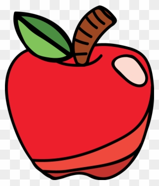 Apfelfrucht, Verbotene Frucht, Apple Illustration, - Example Of Digital Poster Clipart
