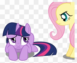 Twilight Clipart Vector - Mlp Twilight And Fluttershy Vector - Png Download