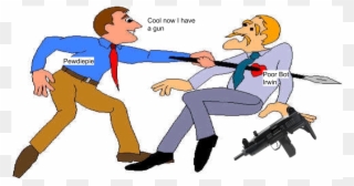 Someone Getting Stabbed Clipart