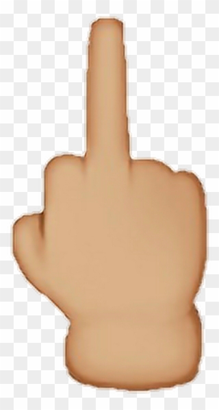 #emoji #whatsapp #png #fuck #edit - Iphone Emoji Middle Finger Transparent Clipart