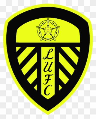 Black Leeds United Badge Clipart