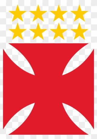 Vasco Logo Da Gama Escudo Cruz De Malta - Santa Fe Colombia Png Clipart