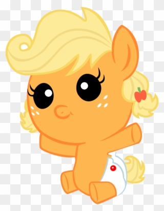 **toyguymcderp Rolled Image** My New God - Baby Pony Cartoon Clipart
