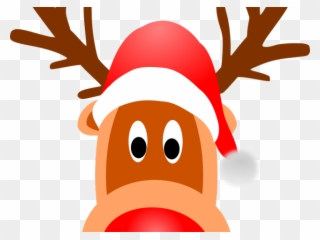 Reindeer Antlers Headband Png - Christmas Reindeer Face Clipart