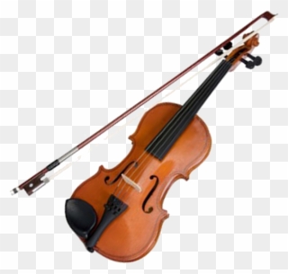Violin & Bow - Violin Y Arco Clipart