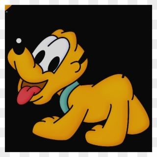 Clip Art Disney Pluto The Dog Cartoon Clip Art Images - Baby Pluto Drawing Easy - Png Download