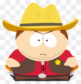 Phonedestroyer Sticker - South Park Phone Destroyer Sheriff Cartman Clipart