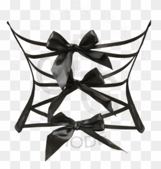 Bow Corset Back - Headpiece Clipart