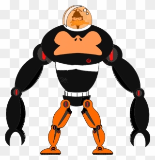 It Went On A Rampage You Need My Protection - Robot Gorilla Png Clipart