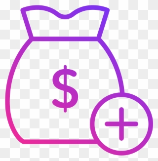 2 - Fundraising And Money Sack Clipart