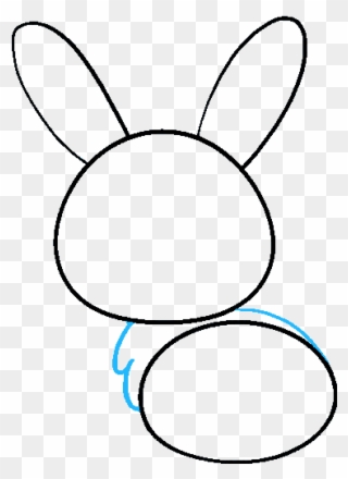 How To Draw Bunny - Bunny Drawing Clipart
