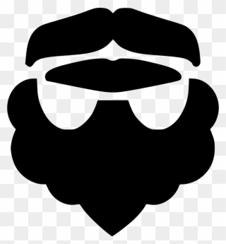 Beard And Moustache Ii Comments - Illustration Clipart