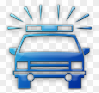 Cop Clipart Police Siren - Police Car Icon Png Transparent Png