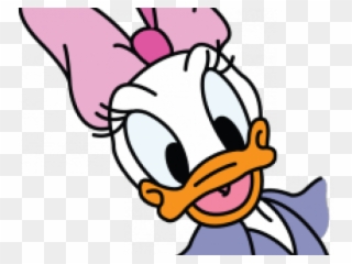 Drawn Daisy Cartoon - Daisy Duck Clipart