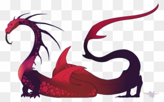 Crimson Serpent - Illustration Clipart