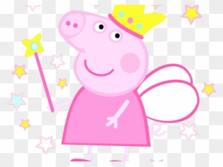 Princess Clipart Pig - Peppa Pig Princess Png Transparent Png