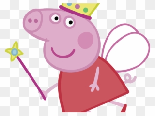 Princess Clipart Pig - Peppa Fairy - Png Download