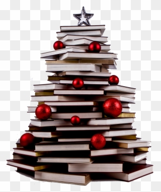 Arvore De Natal Livros Clipart