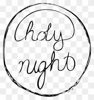 O Holy Night - Circle Clipart