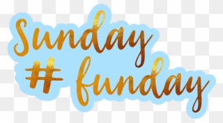 Sunday Sticker - Calligraphy Clipart