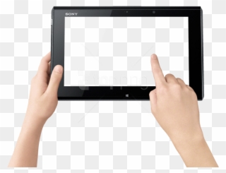 Free Png Download Finger Touch Tablet Png Images Background - Tablet Computer Clipart