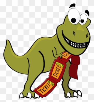 Enter For Your Chance To Win A Family 4 Pack Of Tickets - Cute T Rex Cartoon Clipart