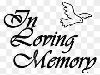 Funeral Clipart In Memory - Dove - Png Download
