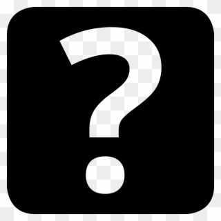 Convention Networking Sponsorship Questions Icon - Question Mark Square Icon Clipart