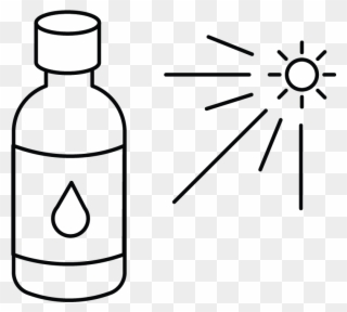 Store Your Oils Out Of Direct Sunlight - Line Art Clipart
