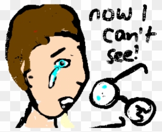 Spectacles Clipart Broken - Cartoon - Png Download