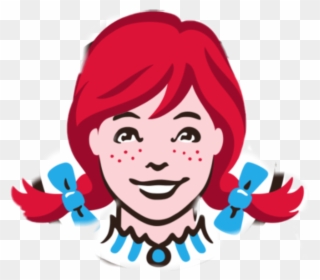 Wendy Sticker - Wendys Logo Png Clipart