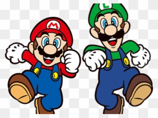 Luigi Clipart Cool Mario - Mario And Luigi - Png Download