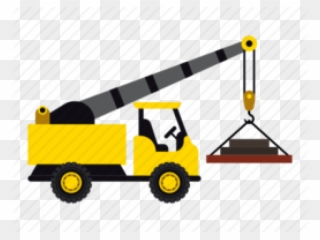 Crane Clipart Work Vehicle - Dumper Truck Icons - Png Download