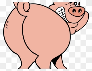 Pork Clipart Group Pig - Pig Winking - Png Download