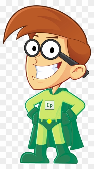 Captivatekidleft - Cartoon Character Wearing Backpack Clipart