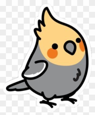 Bird Sticker - Birdhism Cockatiel Clipart