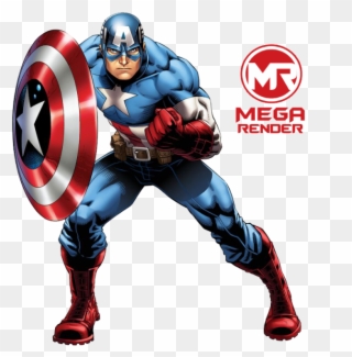 Capitao America Desenho Png - Marvel Cinematic Universe Free Clipart
