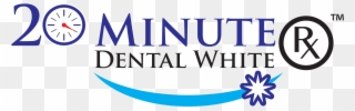 20 Minute Dental White Logo Clipart