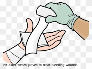 Wound Clipart Transparent - Bleeding First Aid Clipart - Png Download ...