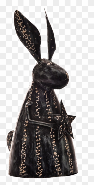 Cute Rabbit Hk Ijsd 001 In Inch - Bronze Sculpture Clipart