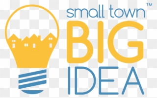 Smalltownbigidea Logo Transparency Knockout - Small Towns Big Ideas Clipart