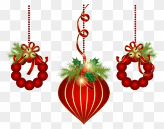 Free Png Transparent Red Christmas Ornaments Png - Transparent Background Christmas Clipart Png